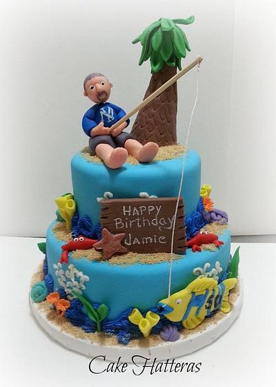 The One That Didn't Get Away, The Big 5-0! - Cake by Donna Tokazowski- Cake Hatteras, Martinsburg WV