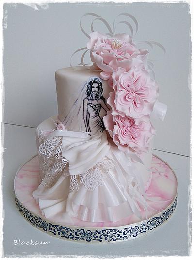 For a dress designer - Cake by Zuzana Kmecova