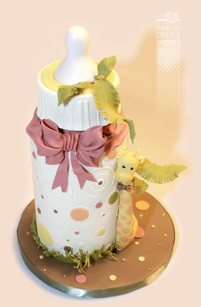 baby bottle cake - Cake by Marie-Josée 