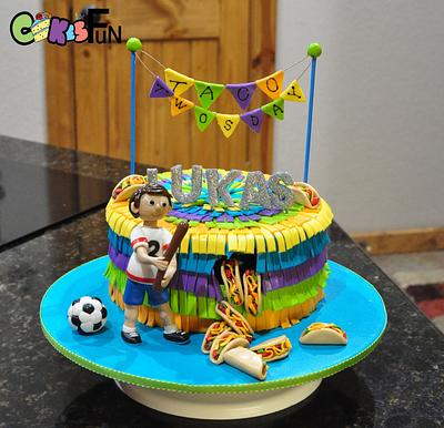 Taco Twosday Piñata Cake - Cake by Cakes For Fun