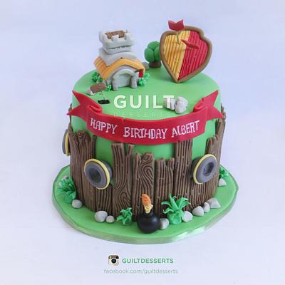 Clash of Clan - Cake by Guilt Desserts