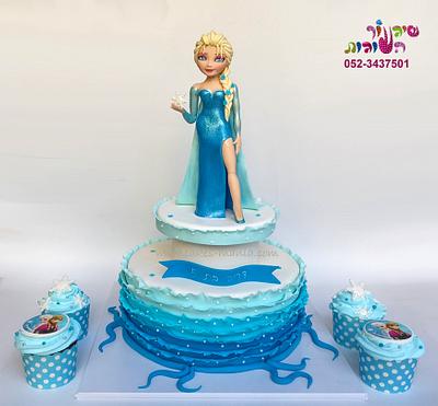 frozen cake - elsa - Cake by sharon tzairi - cakes-mania