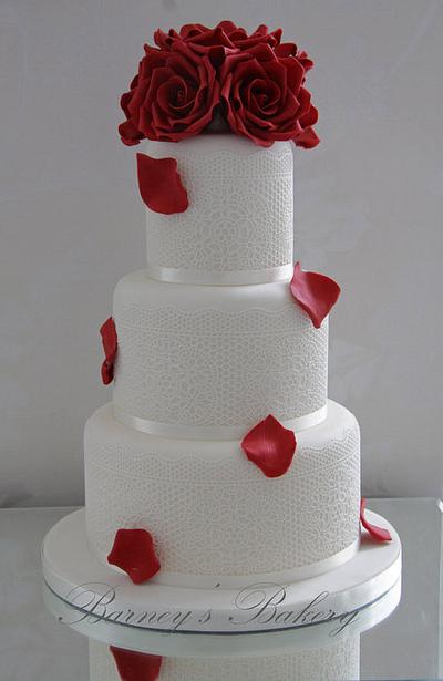 First Wedding Cake of 2013 - Cake by barneysbakery