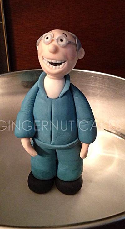 Man in Blue - Cake by Gingernut Cakes