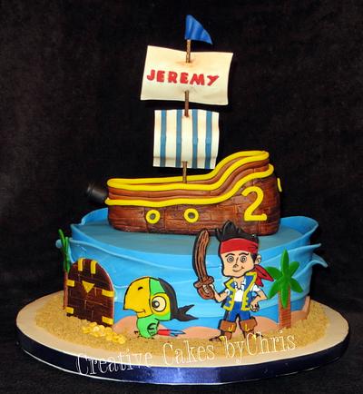 Jake and the Neverland Pirates - Cake by Creative Cakes by Chris