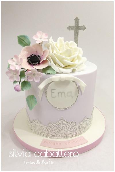 Communion Cake for Ema - Cake by Silvia Caballero