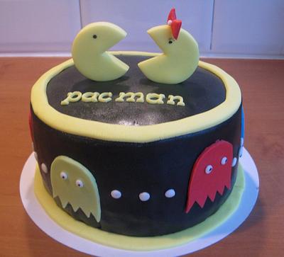 pac man cake - Cake by Karin