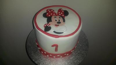 minnie cake  - Cake by Rianne