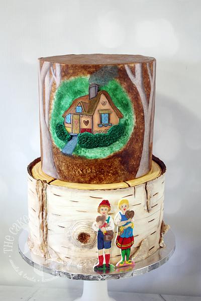 Hansel & Gretel Baby Shower Cake - Cake by The Cake Mom & Co.