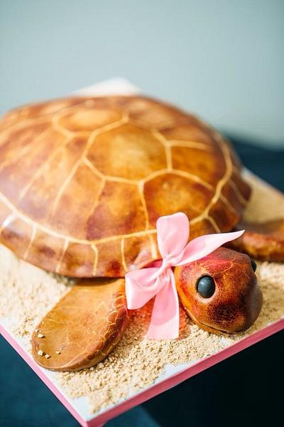 Sea turtle cake - Cake by Ditoefeito (Gina Poeira)