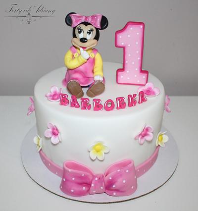 Minnie for Barborka - Cake by Adriana12