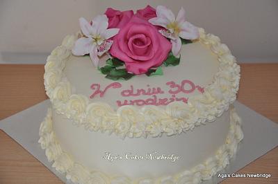 30th birthday cake - Cake by Agnieszka