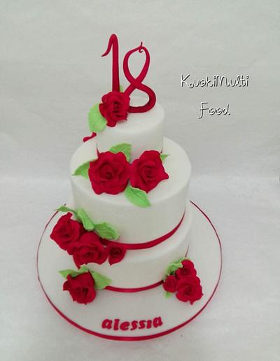 Birthday in Red - Cake by Donatella Bussacchetti