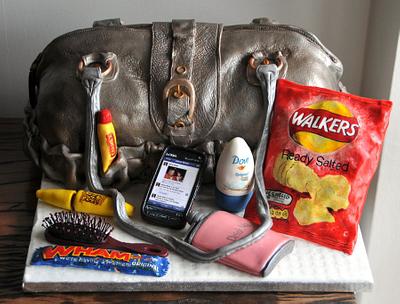 Handbag Cake & Contents - Cake by Calli Creations