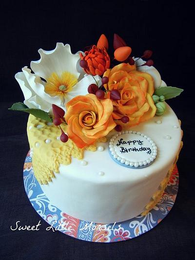 Autumn theme birthday cake - Cake by Stephanie