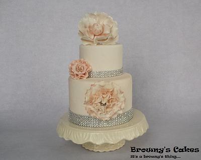 Wedding cake - Cake by Browny's Cakes