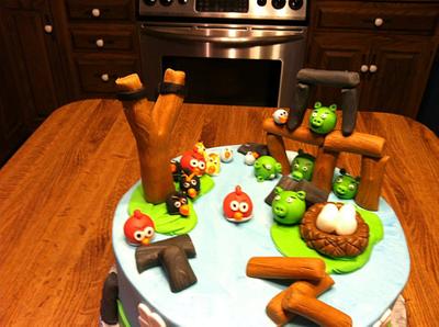 Angry Birds for Shaun - Cake by kimma