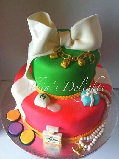 Girly cake - Cake by Abbia