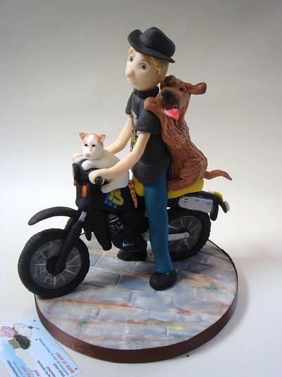 Motorbike - Cake by cakesofdesire