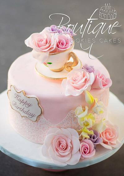 Tea time cake  - Cake by Boutique Cookies Cakes
