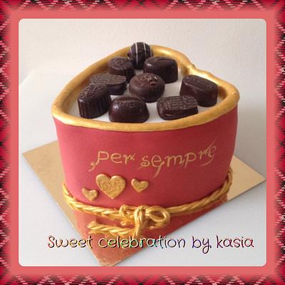 Valentine's cake - Cake by Kasia