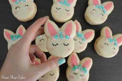 Bunny Macarons - Cake by Sweet Shop Cakes