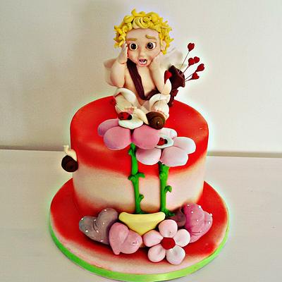 cupido cake - Cake by Sabrina Adamo 