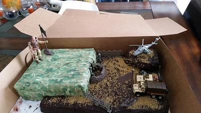 Army  - Cake by MelissaElkin