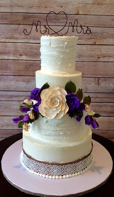 Wedding Cake - Cake by Colormehappy
