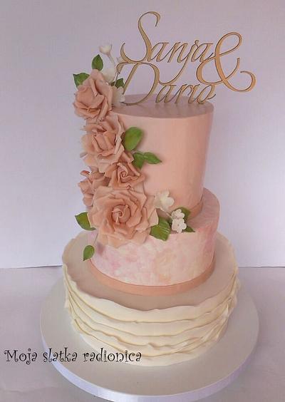 Wedding cake - Cake by Branka Vukcevic