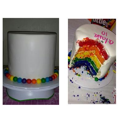 Rainbow - Cake by Nicole Verdina 