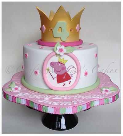 Fairy Princess Peppa Pig - Cake by CraftyMummysCakes (Tracy-Anne)