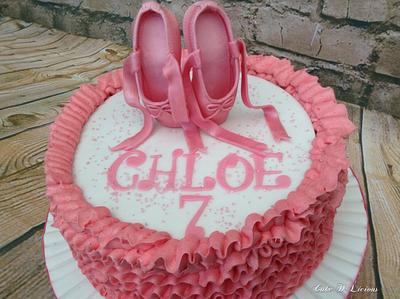 Ballet Shoes - Cake by Sweet Lakes Cakes