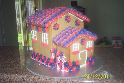 Ginger bread house - Cake by Lior's Cake Designs