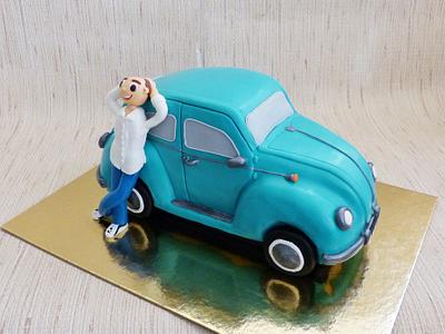 VW beatle - Cake by Margarida Abecassis