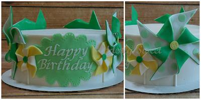 Pinwheel Cake - Cake by Michelle