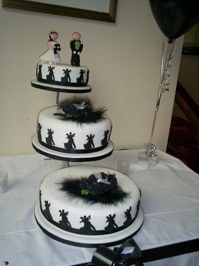 Brothers wedding cake - Cake by allisuzy29