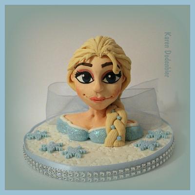 Does it look like Elsa? - Cake by Karen Dodenbier
