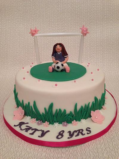 Our young girl footballer - Cake by Roberta