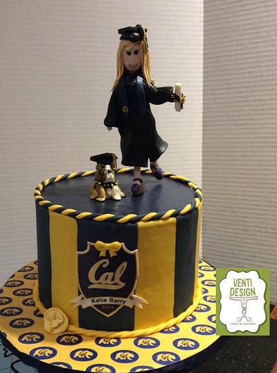 Cal Grad cake - Cake by Ventidesign Cakes