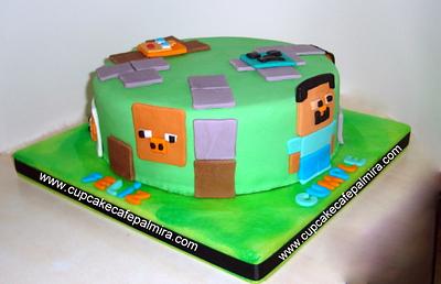 Minecraft Cake - Cake by Cupcake Cafe Palmira