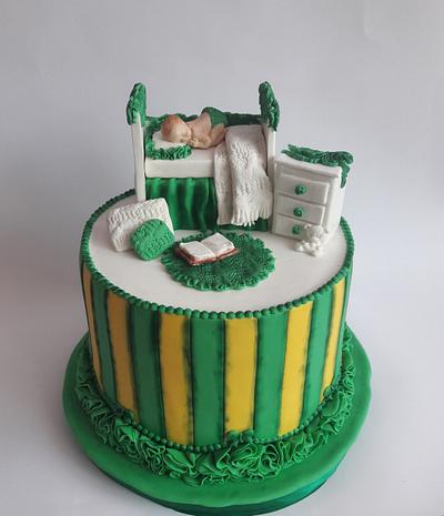 Yellow and green  - Cake by Mariya Gechekova