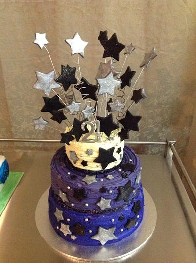 21st birthday - Cake by Deelightfulcakes