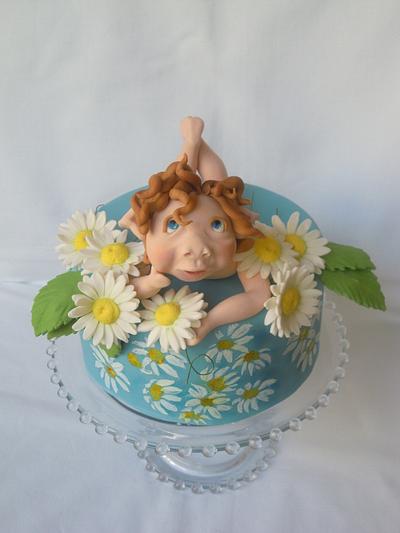 Fairy of daisies - Cake by Caterina Fabrizi