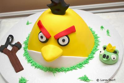 Angry Bird! - Cake by Loren Ebert