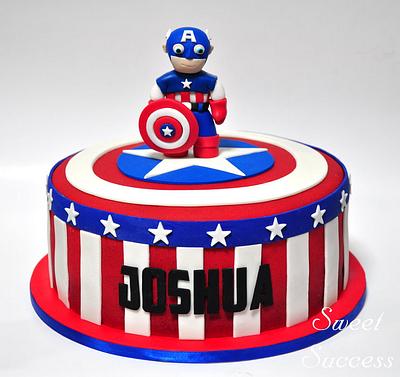 Captain America Cake - Cake by Sweet Success