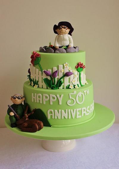 Wedding Anniversary Cake - Cake by Emily