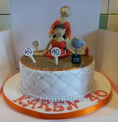 Stricktly Come Dancing - Cake by Jan