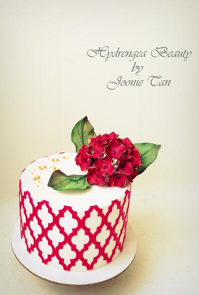 Hydrangea Beauty - Cake by Joonie Tan