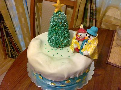 Sad Christmas Cake - Cake by Love Cakes - Жана Манолова